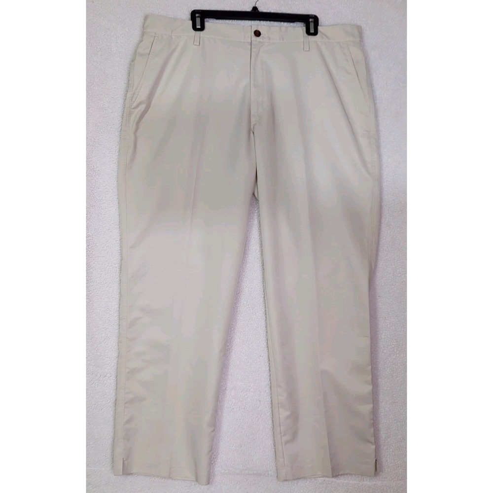 Adidas‎ Climalite Golf Pants Mens 40x32 Beige Performance Lightweight AE7006